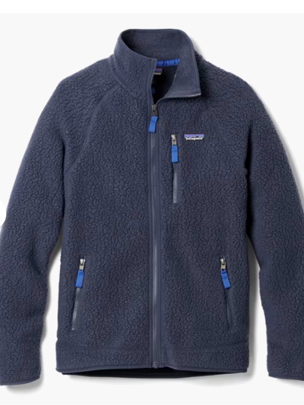 NWT Patagonia Dark Navy Full-Zip Fleece Jacket